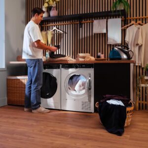 secadora bomba de calor con capacidad de 10kg, clase c (equivalente a clase a+++), motor inverter plus y certificación woolmark