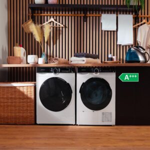 secadora bomba de calor con capacidad de 10kg, clase c (equivalente a clase a+++), motor inverter plus y certificación woolmark