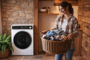 Lavadora SHARP 9Kg de Tara Categoria Superior