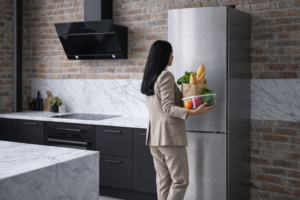 Frigorífico COMBI BENAVENT NF 180X54 INOX