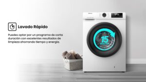 LAVADORA 10Kg Tara HISENSE Superior