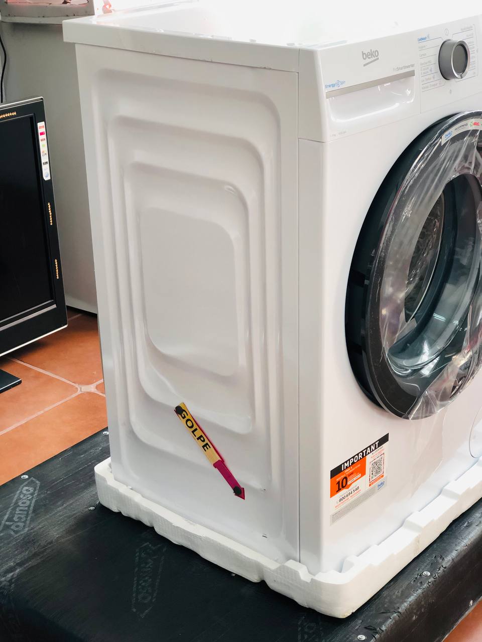 lavadora beko 9kg "tara" vbm3wft39413wa 1400 rpm lavadora beko 9kg "tara" vbm3wft39413wa 1400 rpm